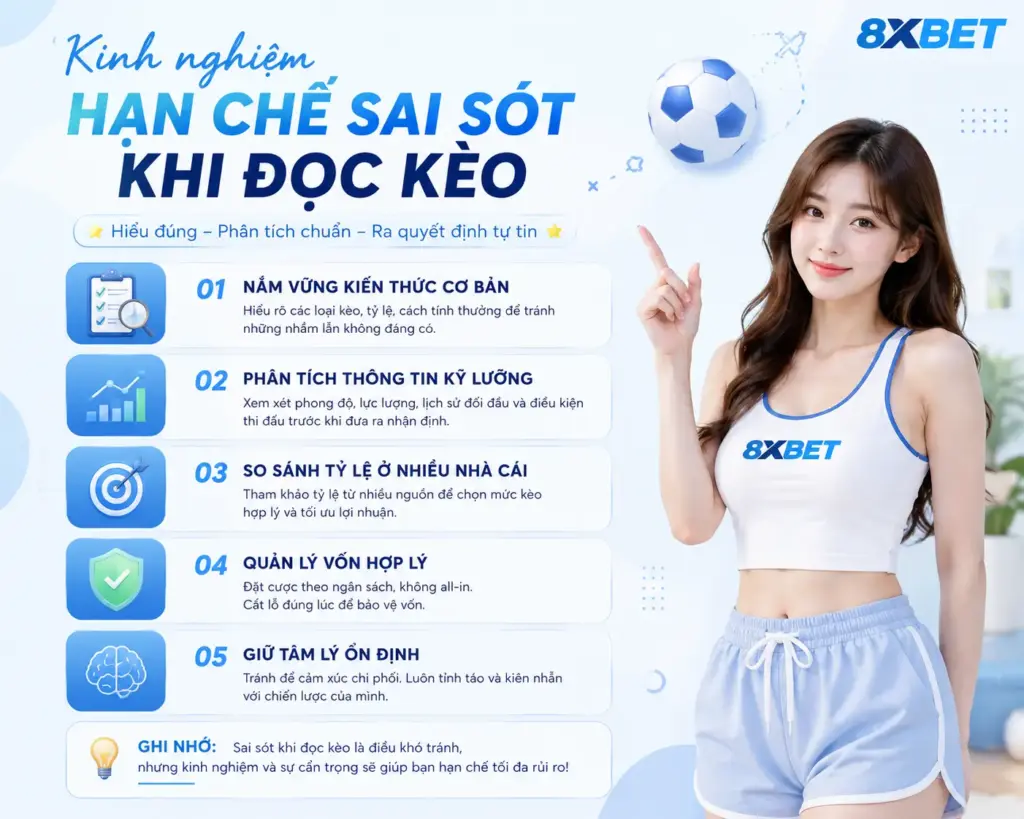 Kinh nghiệm hạn chế sai sót khi đọc kèo